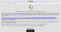 Desktop Screenshot of leorecords.com